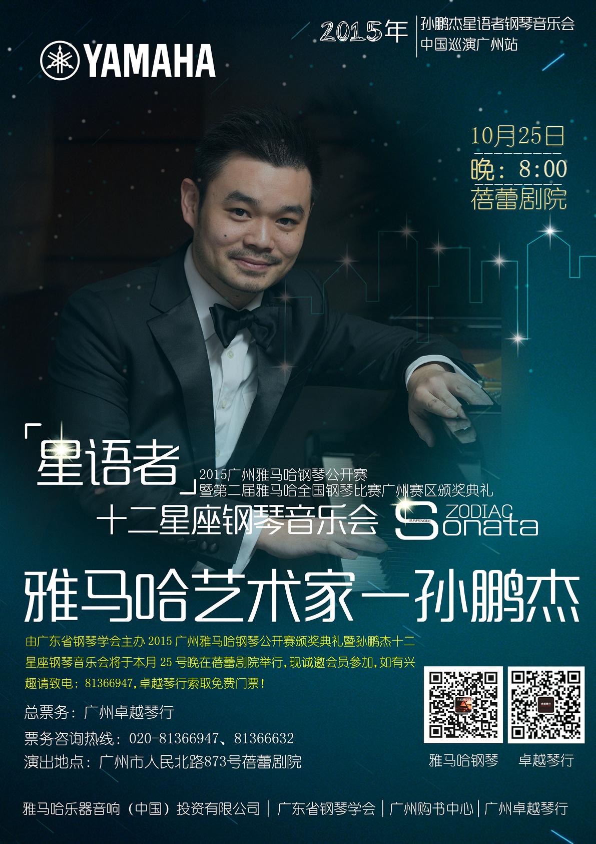 孙鹏杰音乐会海报